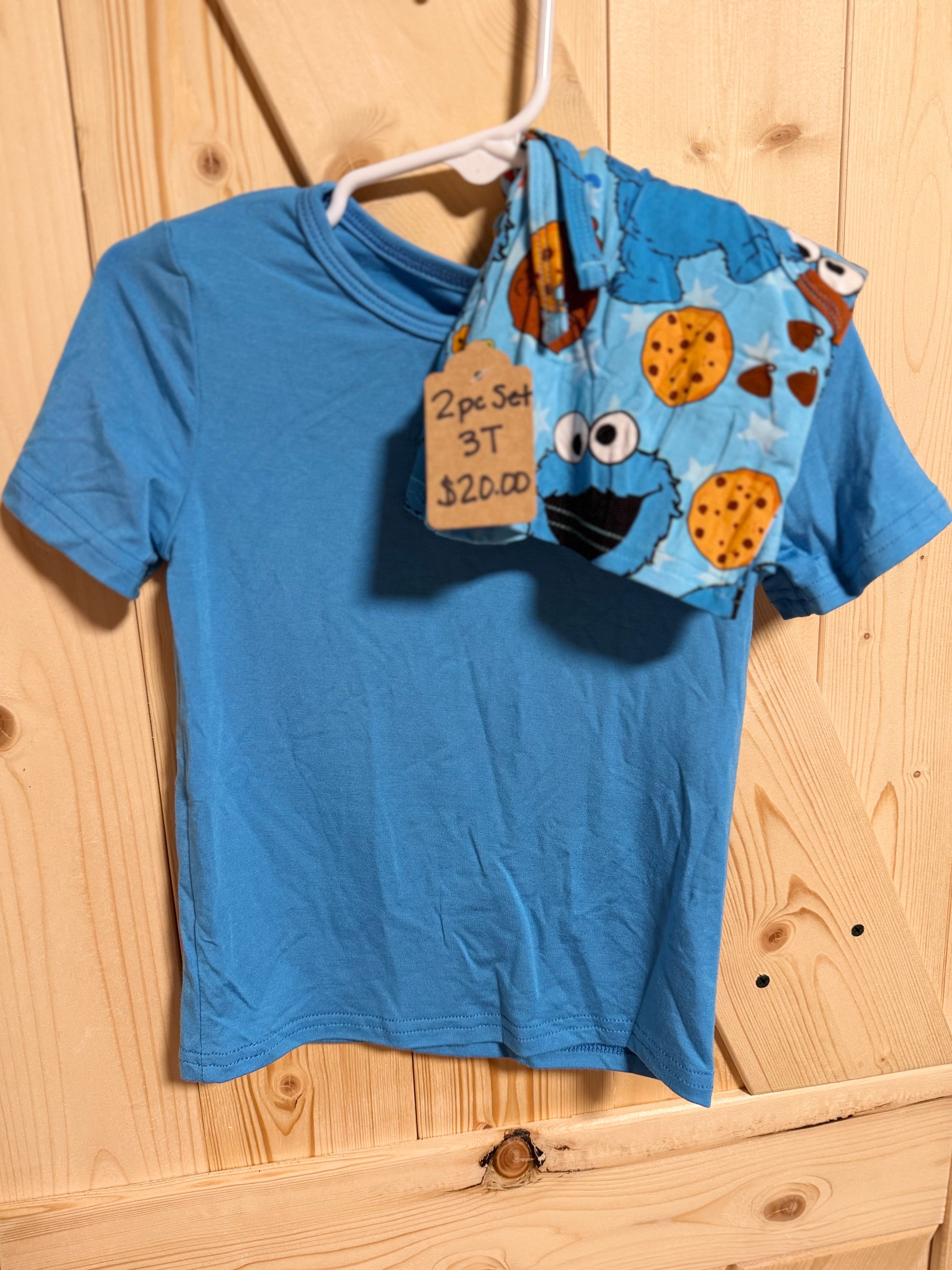 Cookie Monster 2PC Short Set