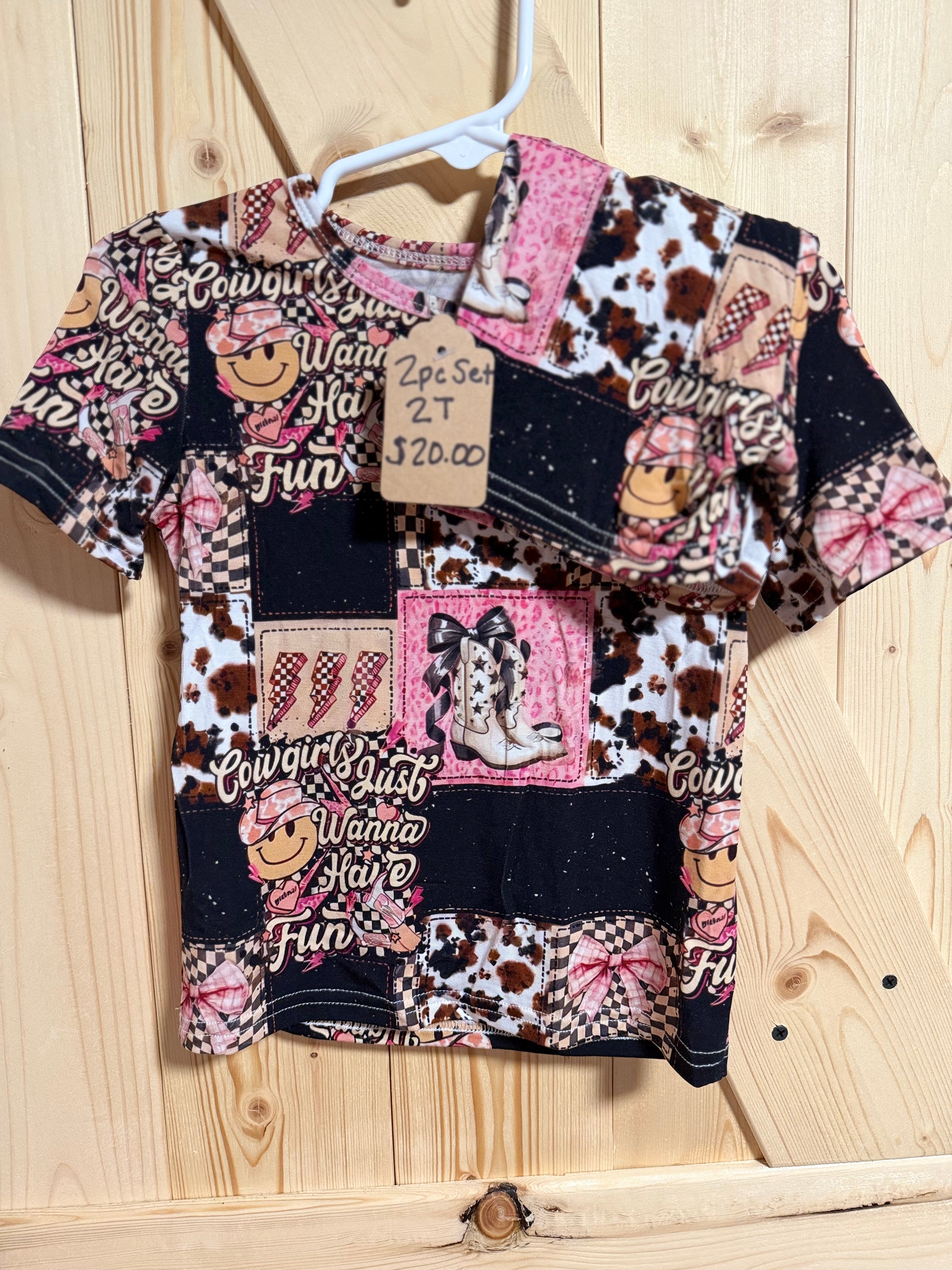 Girls Just Wanna Have Fun 2PC Set